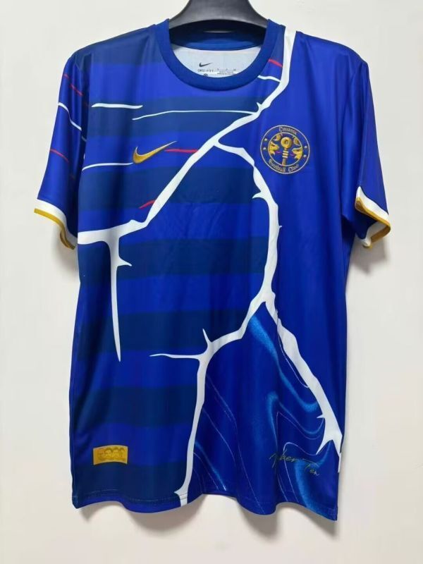 Player Version 2025-2026 Chelsea Blue Special Edition Soccer Jersey Football Shirt