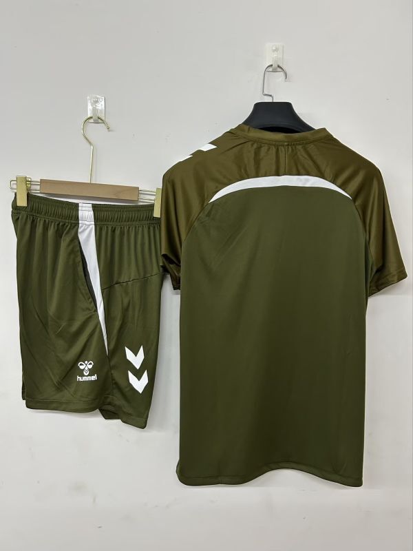 Adult Uniform 2025-2026 Celta Dark Green Soccer Training Jersey and Shorts Football Kits