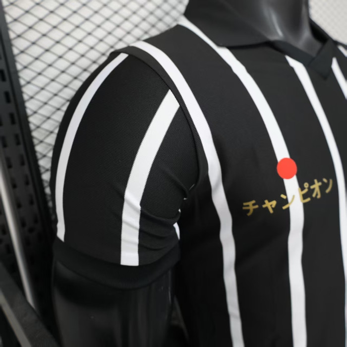 Player Version 2025-2026 Corinthians Black/White Soccer Jersey Camisetas de Futbol