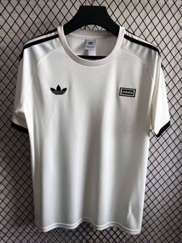 Fan Version 2025-2026 AD Oasis White/Black Soccer Jersey Football Shirt