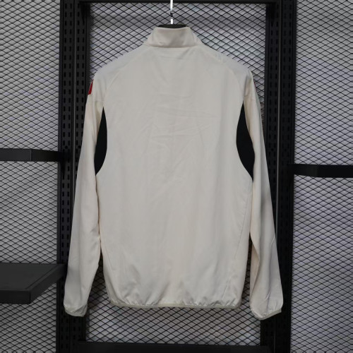 2025-2026 Liverpool White/Red Soccer Windbreaker Jacket Football Jacket