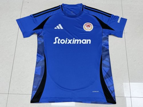 Fans Version 2025-2026 Olympiacos Blue Soccer Jersey Olympic Football Shirt