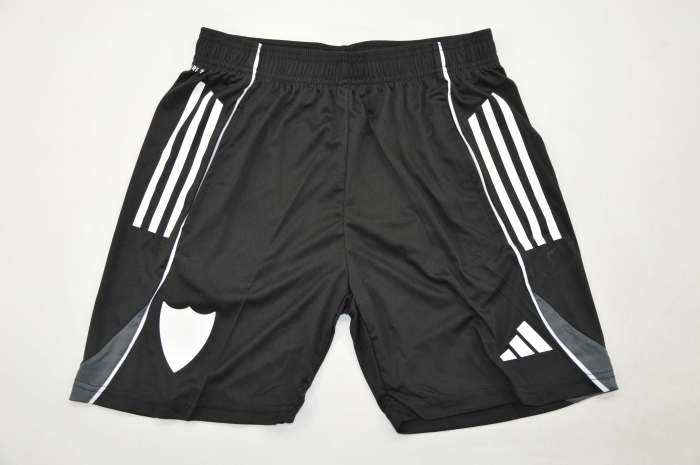 Fan Version 2025-2026 Sevilla Black/White Soccer Shorts Football Shorts