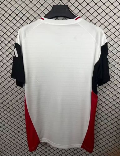 Fans Version 2025-2026 Sevilla White/Black/Red Soccer Jersey Football Shirt