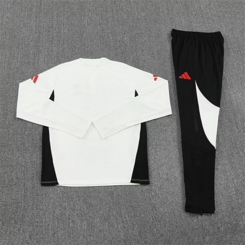 2025-2026 Liverpool White/Black Soccer Training Sweater and Pants Football Kit