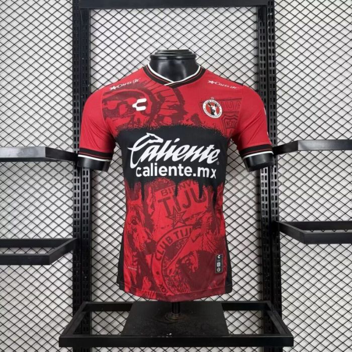 Player Version 2025-2026 Xolos de Tijuana Home Soccer Jersey Football Shirt