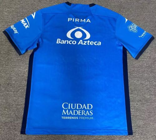 Player Version 2025-2026 Puebla Away Blue Soccer Jersey Football Shirt