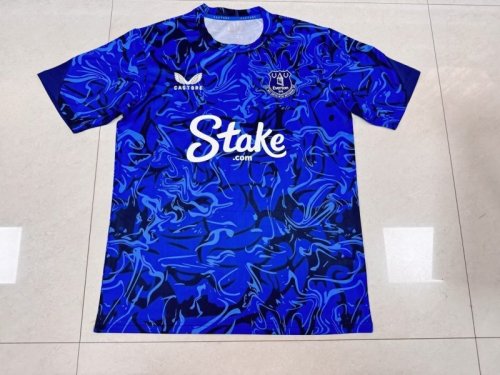 Fan Version 2025-2026 Everton Dark Blue Soccer Training Jersey Football Shirt