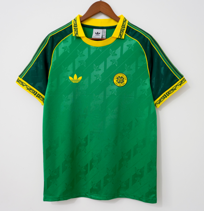 Fan Version 2025-2026 Celtic 138th Anniversary Green Soccer Jersey Football Shirt