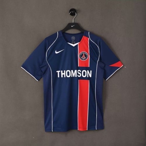 Retro Jersey 2004-2005 PSG Home Soccer Jersey Vintage Paris Football Shirt