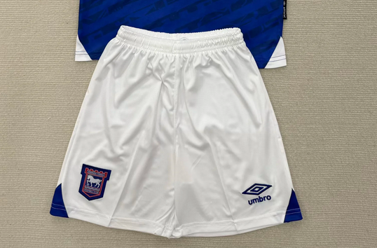 Fan Version 2025-2026 Ipswich Town White Soccer Shorts Football Shorts