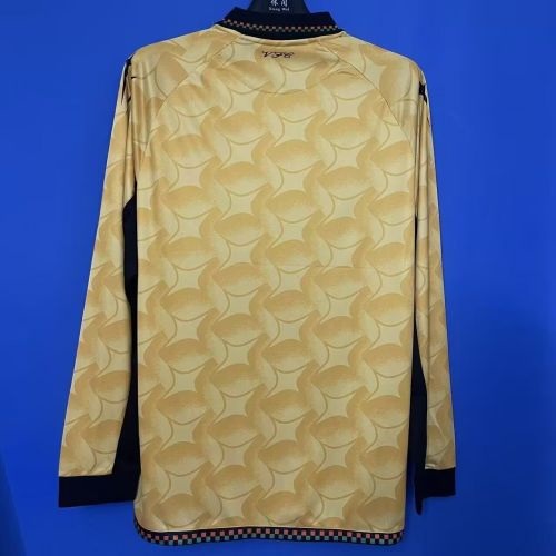 Long Sleeve Fan Version 2025-2026 Venezia Gold Goalkeeper Soccer Jersey Venice Football Shirt