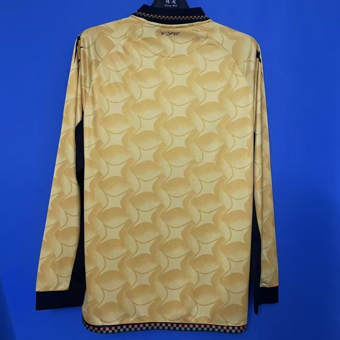 Long Sleeve Fan Version 2025-2026 Venezia Gold Goalkeeper Soccer Jersey Venice Football Shirt