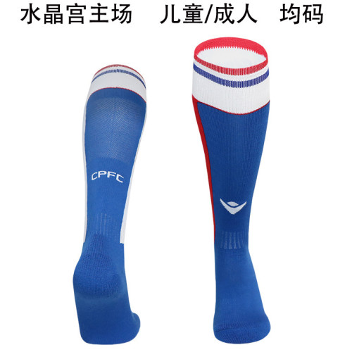 Youth/Adult 2025-2026 Crystal Palace Home Soccer Socks Football Socks