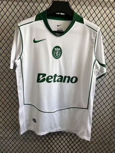 Fan Version 2025-2026 Sporting Lisbon Third Away White Football Shirt Soccer Jersey