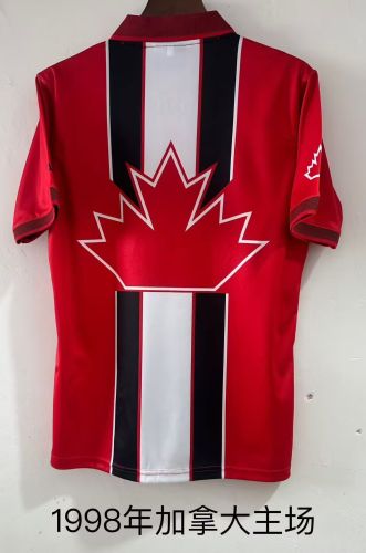 Retro Jersey Canada 1998 Home Soccer Jersey Vintage Football Shirt