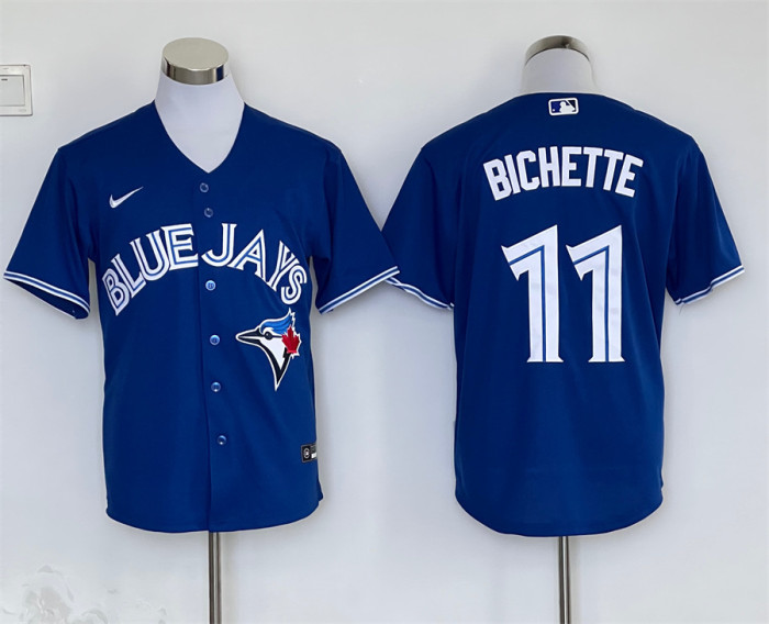 Toronto Blue Jays Alternate BICHETTE 11 Blue Cool Base Jersey MLB Shirt