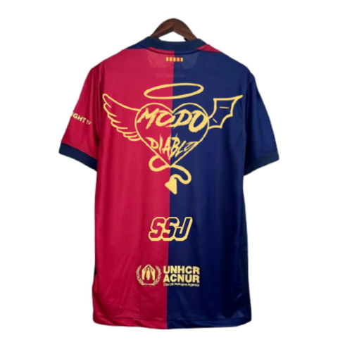 Modo Version Barca Camisetas de Futbol Fans Version 2025-2026 Barcelona Home Soccer Jersey