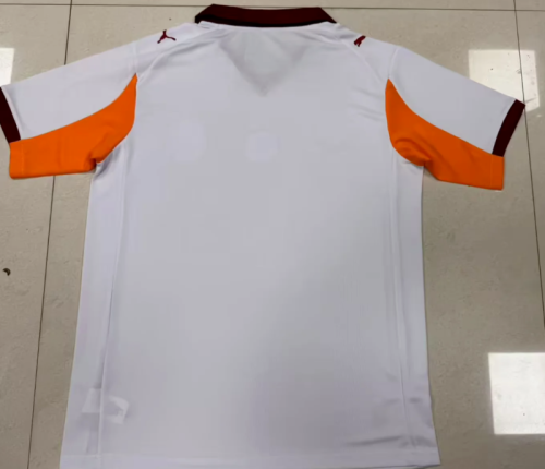 without Sponor Logo Fan Version 2025-2026 Galatasaray Away White Soccer Jersey Football Shirt