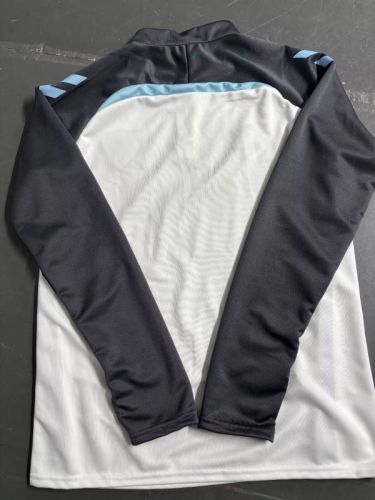 2025-2026 Malaga White Soccer Training Sweater and Pants