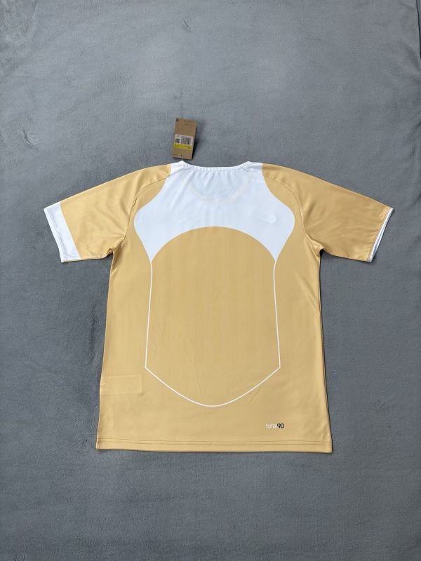 NK 90 Model Yellow/White Blank Soccer Training Jersey DIY Cutoms Uniform