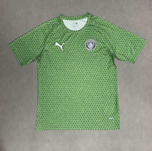 Fan Version 2025-2026 Manchester City Green Soccer Traininng Jersey Man City Football Pre-match Shirt