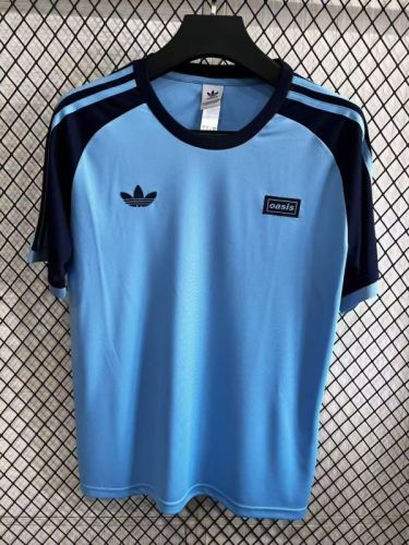 Fan Version 2025-2026 AD Oasis Blue Soccer Jersey Football Shirt
