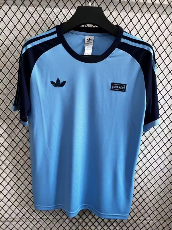 Fan Version 2025-2026 AD Oasis Blue Soccer Jersey Football Shirt