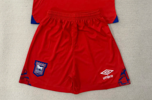 Fan Version 2025-2026 Ipswich Town Away Red Soccer Shorts Football Shorts