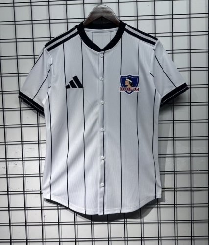2025-2026 Colo Colo White Baseball Jersey MLB Shirt