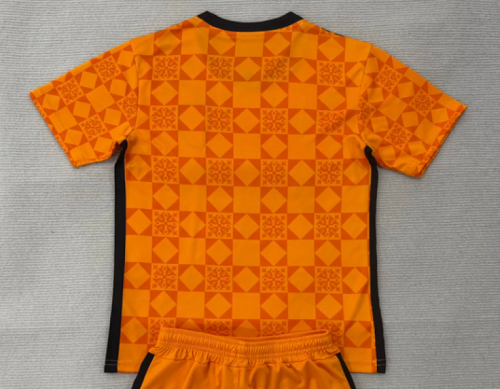 Long Sleeve Fans Version 2025-2026 Sunderland Orange Goalkeeper Soccer Jersey Football Shirt