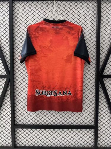 with Scudetto Patch Fan Version 2025-2026 Calcio Napoli Orange Halloween Version Football Shirt Napoles Soccer Jersey