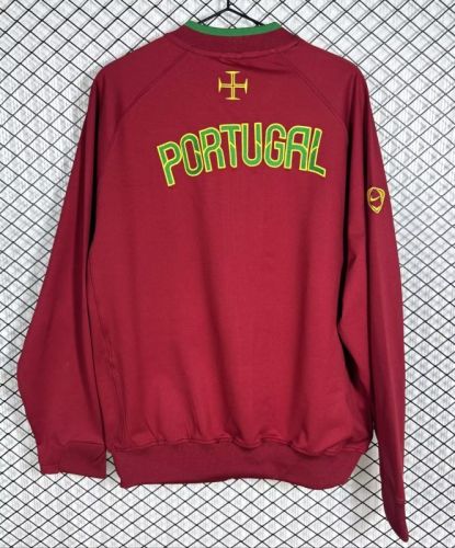Retro Jacket 2006 Portugal Red Soccer Jacket Vintage Football Jacket