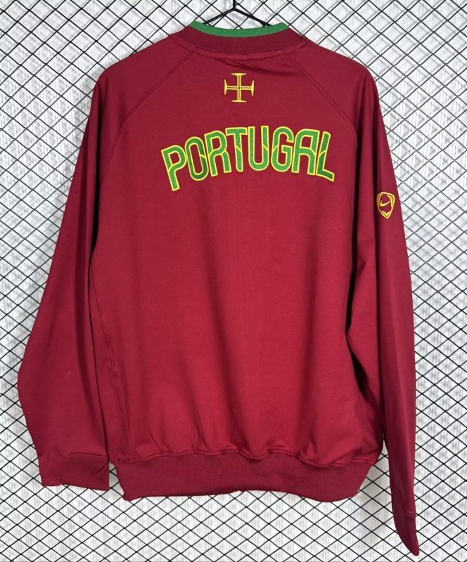 Retro Jacket 2006 Portugal Red Soccer Jacket Vintage Football Jacket