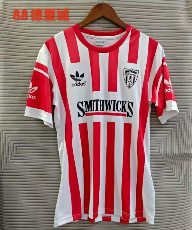 Retro Jersey 1988 Derry City Home Soccer Jersey Vintage Football Shirt