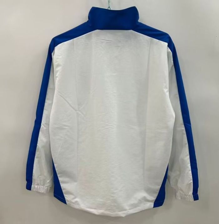 2025-2026 Brazil White/Blue Soccer Windbreaker Jacket Brasil Football Jacket