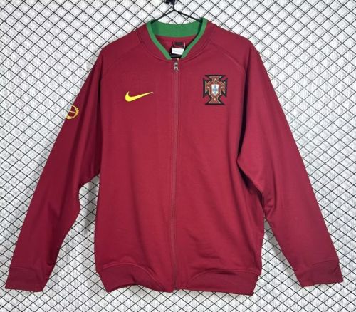 Retro Jacket 2006 Portugal Red Soccer Jacket Vintage Football Jacket