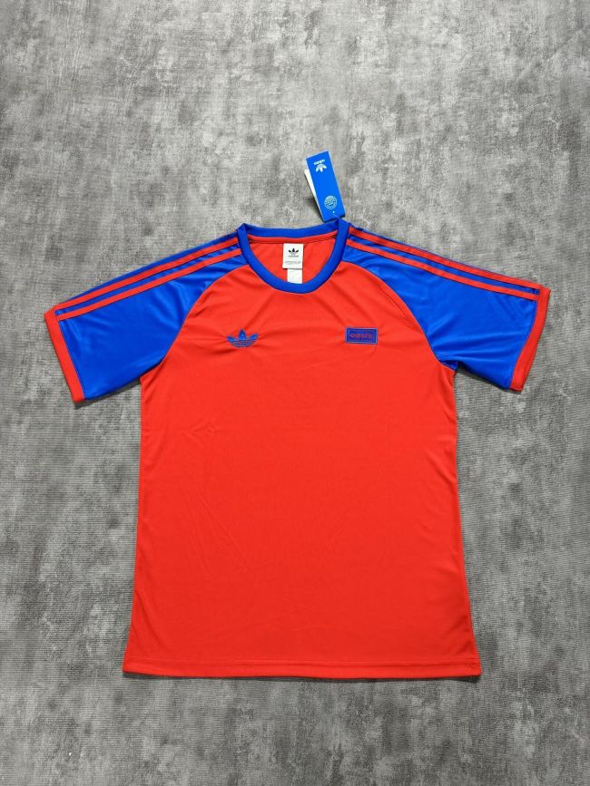 Fan Version 2025-2026 AD Oasis Red/Blue Soccer Jersey Football Shirt