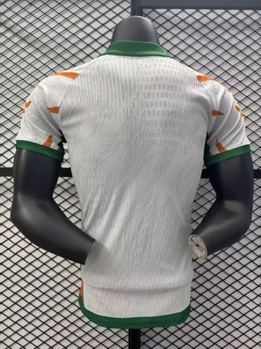 Player Version 2025-2026 Ivory Coast Football Shirt Côte d'Ivoire White Soccer Jersey