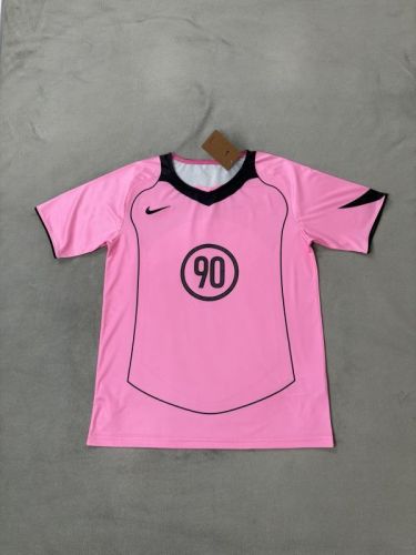 NK 90 Model Pink/Black Blank Soccer Training Jersey DIY Cutoms Uniform