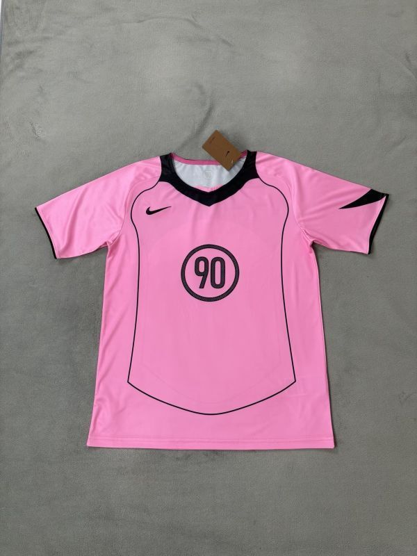 NK 90 Model Pink/Black Blank Soccer Training Jersey DIY Cutoms Uniform