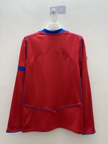 Fan Version Long Sleeve 2025-2026 PSG Third Away Red Soccer Jersey Paris Football Maillot