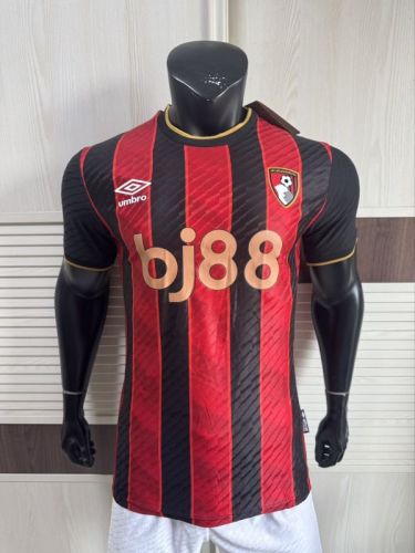 Player Version 2025-2026 AFC Bournemouth Home Soccer Jersey Football Shirt