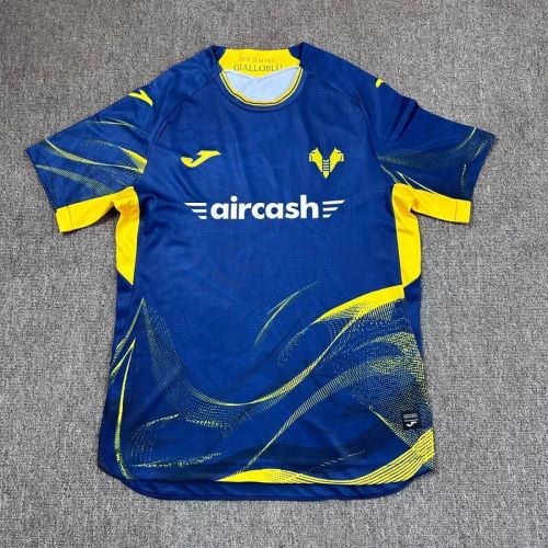 Fans Version 2025-2026 Hellas Verona Home Soccer Jersey