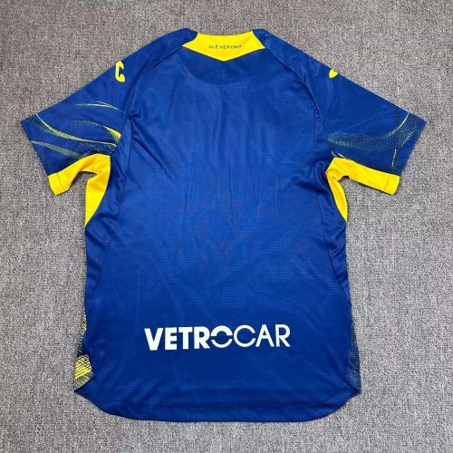 Fans Version 2025-2026 Hellas Verona Home Soccer Jersey
