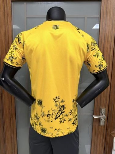 Fan Version 2025-2026 Dynamo Dresden Away Yellow Soccer Jersey Football Shirt