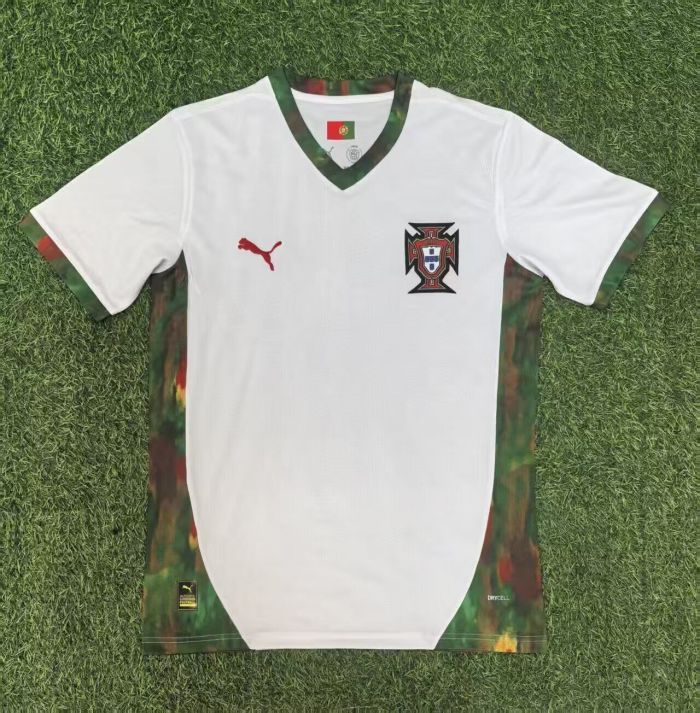 Fan Version 2026 Portugal White Soccer Jersey Football Shirt