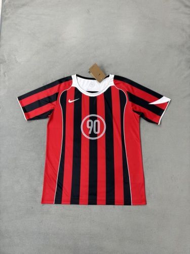 NK 90 Model Black/Red Blank Soccer Training Jersey DIY Cutoms Uniform