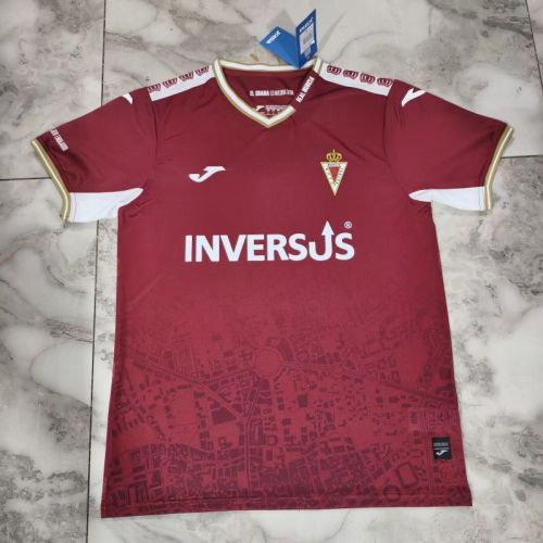 Fan Version 2025-2026 Real Murcia Home Soccer Jersey Real Football Shirt