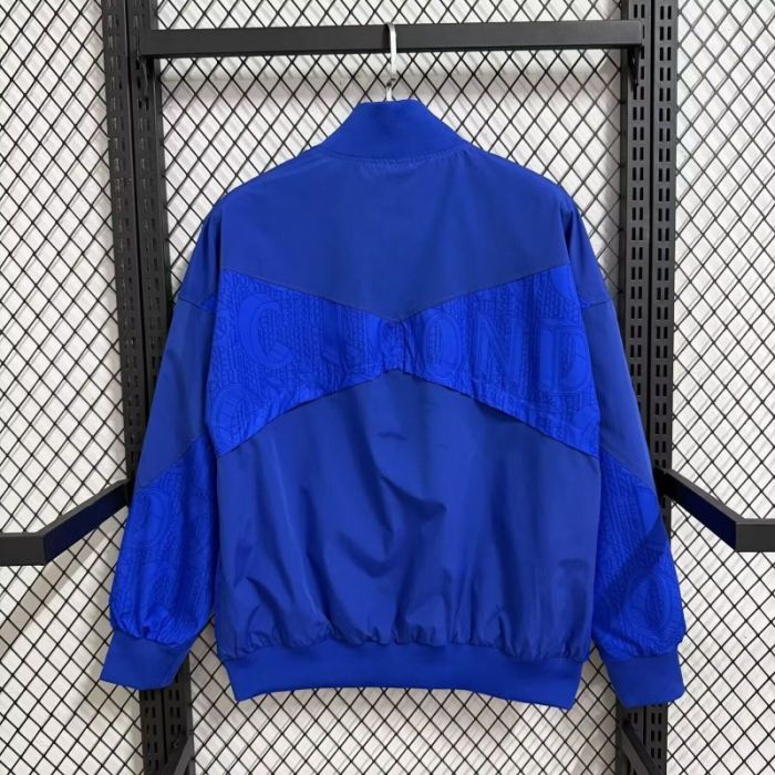 2025-2026 Chelsea Dark Blue Soccer Windbreaker Jacket Football Jacket
